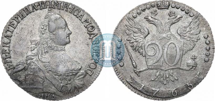 Picture 20 kopecks 1765 year ММД 