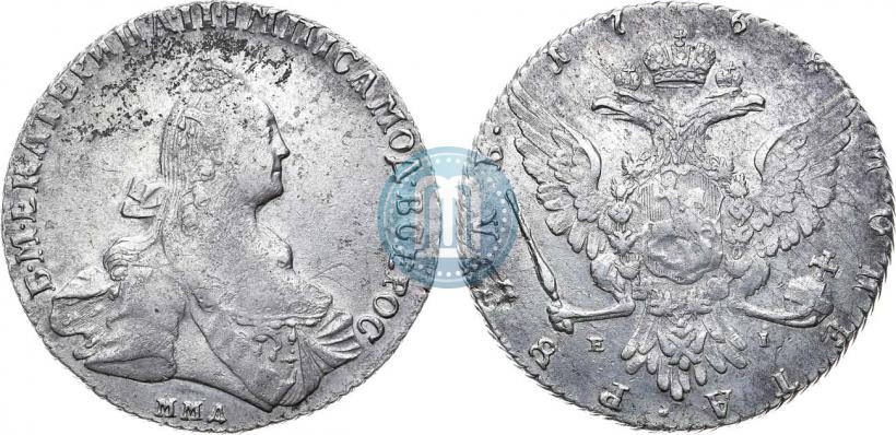 Picture 1 rouble 1768 year ММД-EI 