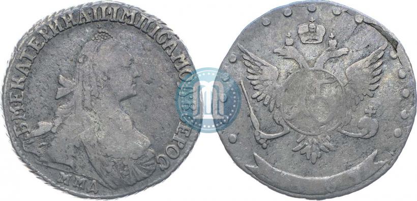 Фото 15 копеек 1769 года ММД 