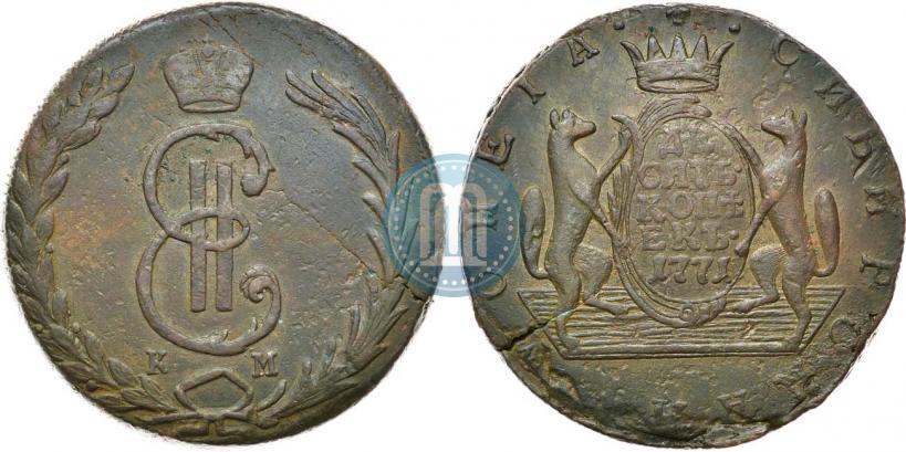 Picture 10 kopecks 1771 year КМ 
