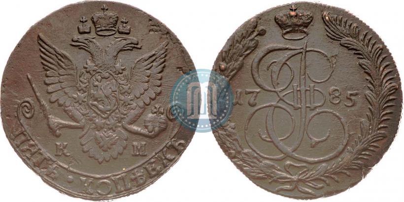 Picture 5 kopecks 1785 year КМ 