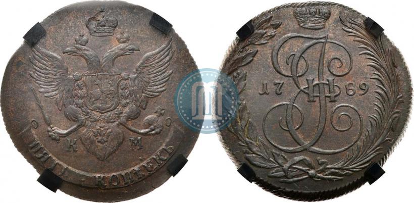 Picture 5 kopecks 1789 year КМ 