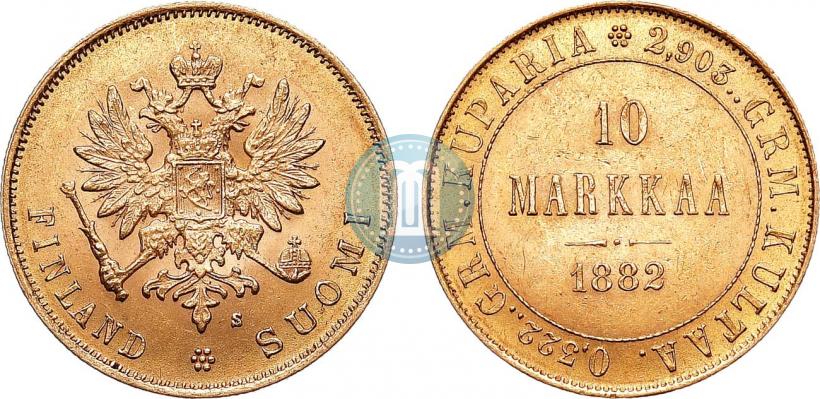 Picture 10 markkaa 1882 year S 
