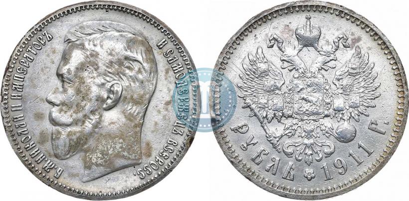 Picture 1 rouble 1911 year (ЭБ) 