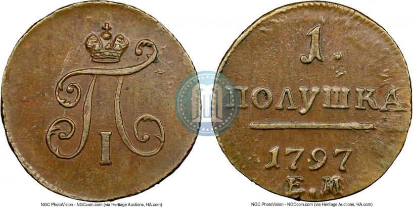 Picture Polushka 1797 year ЕМ 