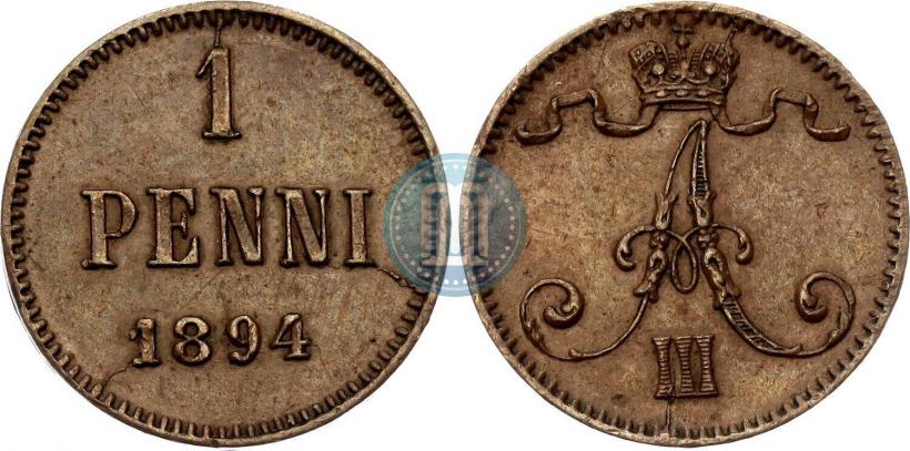 Picture 1 penni 1894 year  