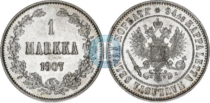 Фото 1 марка 1907 года L 