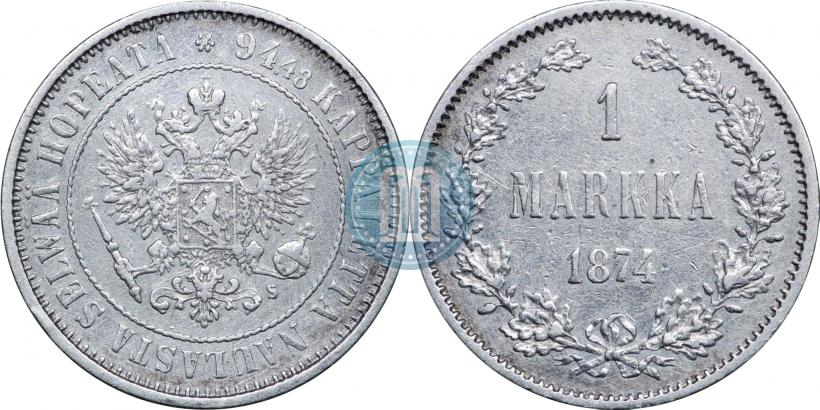 Фото 1 марка 1874 года S 