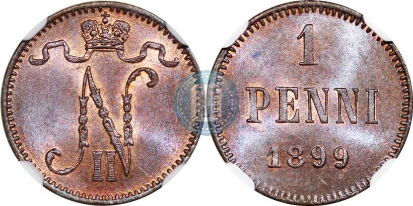 Picture 1 penni 1899 year  