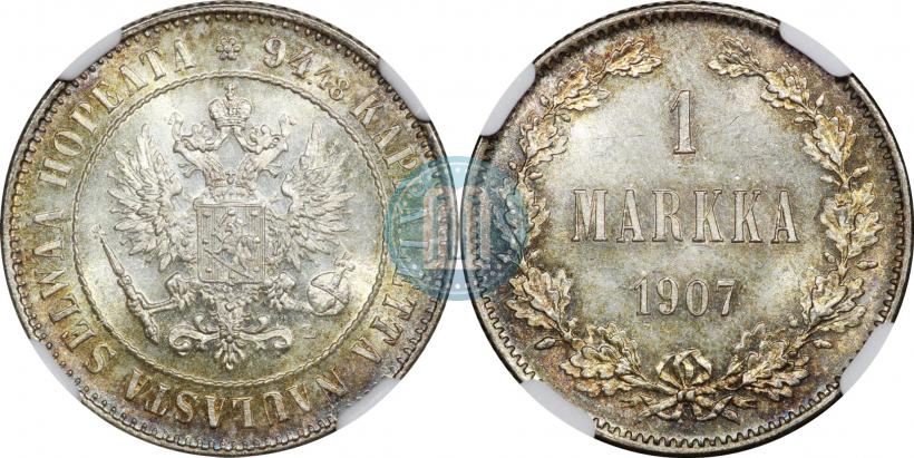 Фото 1 марка 1907 года L 
