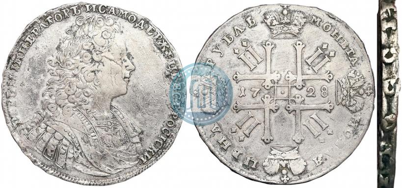 Фото 1 рубль 1728 года  "Тип 1728"