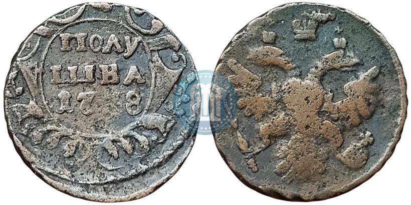 Фото Полушка 1738 года  