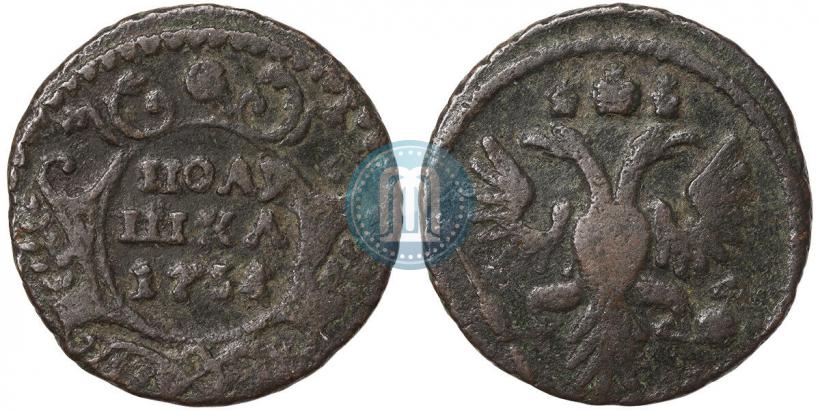 Picture Polushka 1754 year  