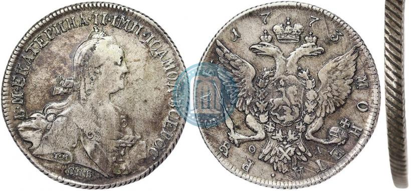Фото 1 рубль 1773 года СПБ-ФЛ 