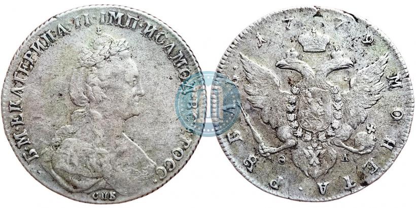 Фото Полтина 1765 года СПБ-СА 