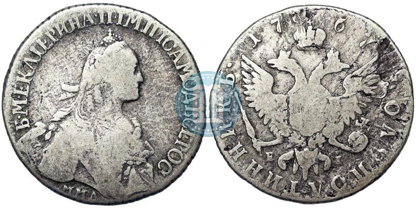 Фото Полуполтинник 1767 года ММД-EI 