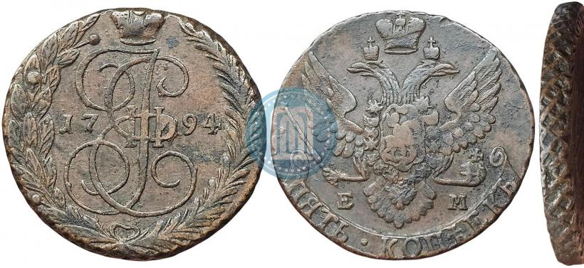 Picture 2 kopecks 1765 year  