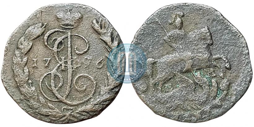Фото 1 копейка 1796 года ЕМ 