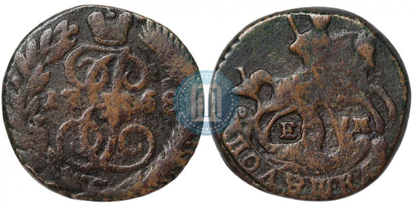 Фото Полушка 1768 года ЕМ 