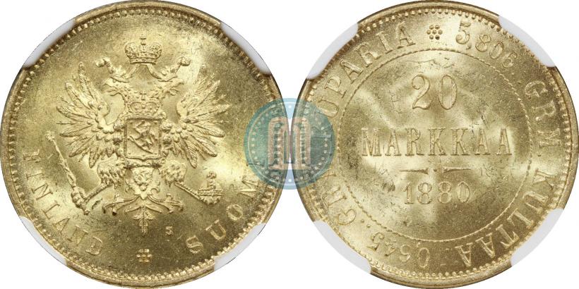 Picture 20 markkaa 1880 year S 