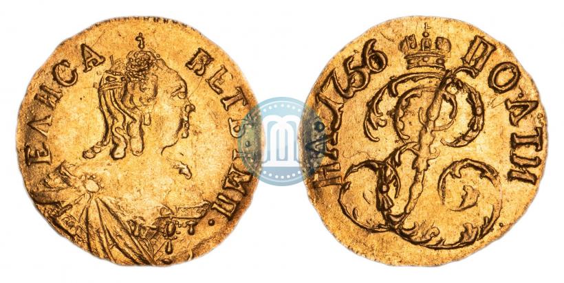 Фото Полтина 1756 года  