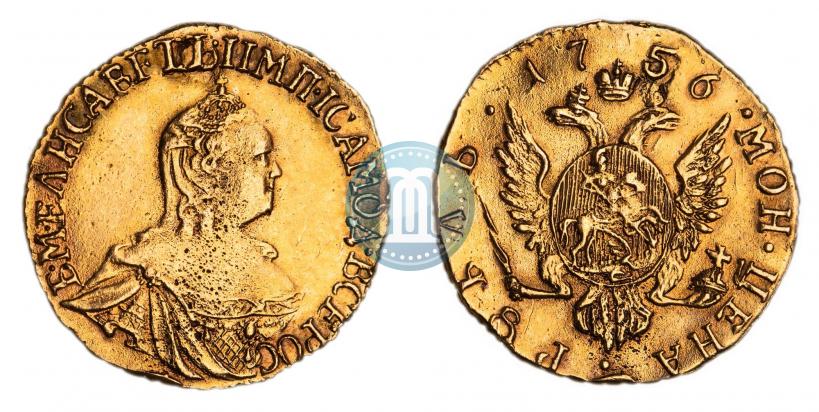 Picture 1 rouble 1756 year  