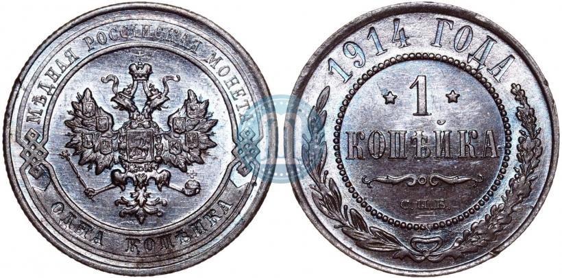 Фото 1 копейка 1914 года СПБ 