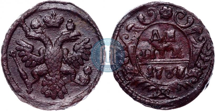 Фото Денга 1737 года  