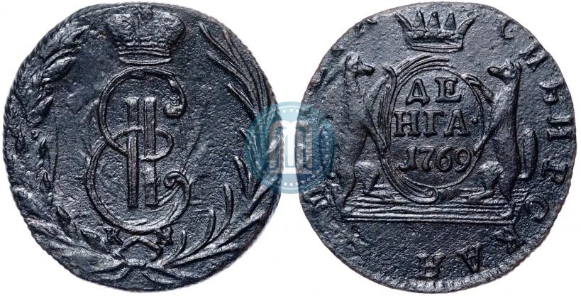 Фото Денга 1769 года КМ 