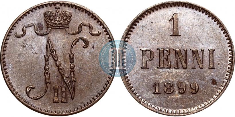 Фото 1 пенни 1899 года  