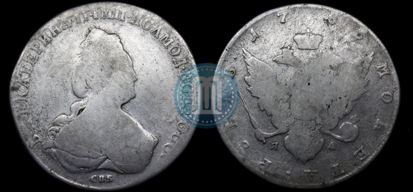 Picture 1 rouble 1786 year СПБ-ЯА 
