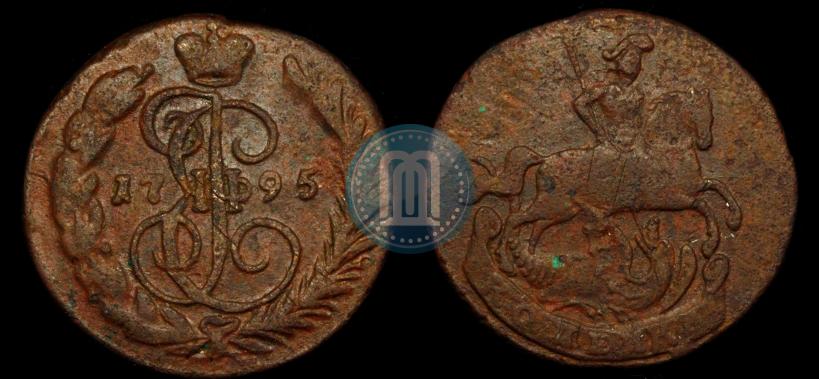 Picture 1 kopeck 1795 year  