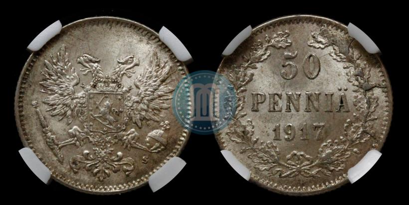 Picture 50 pennia 1917 year S 