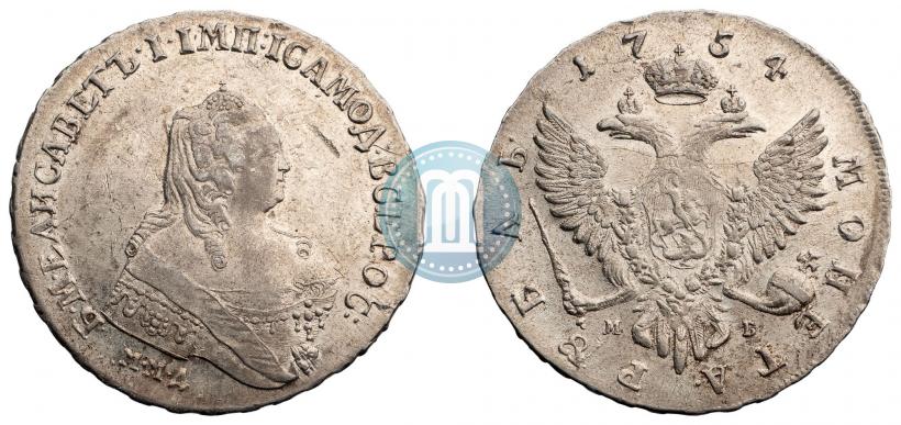 Picture 1 rouble 1754 year ММД-МБ 