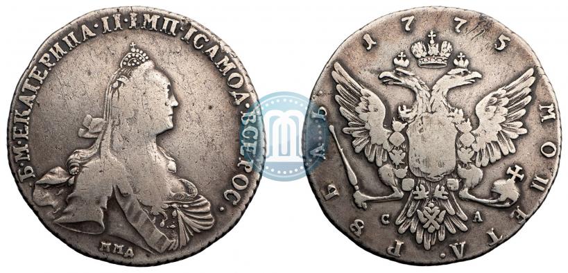 Picture 1 rouble 1775 year ММД-СА 