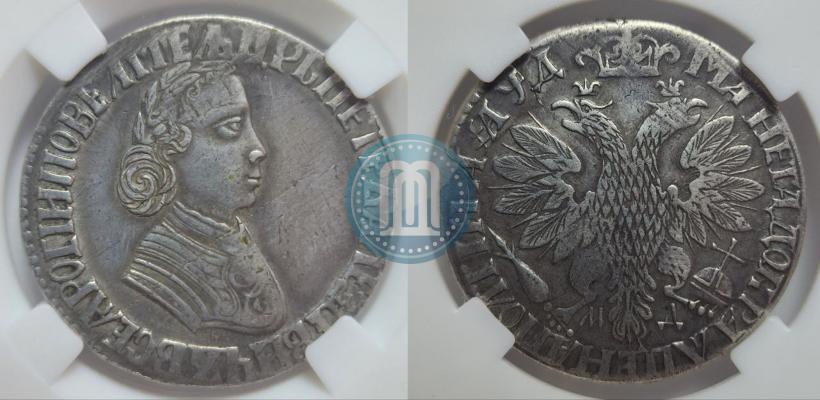 Picture Poltina 1704 year МД "Portrait by F. Alekseev"