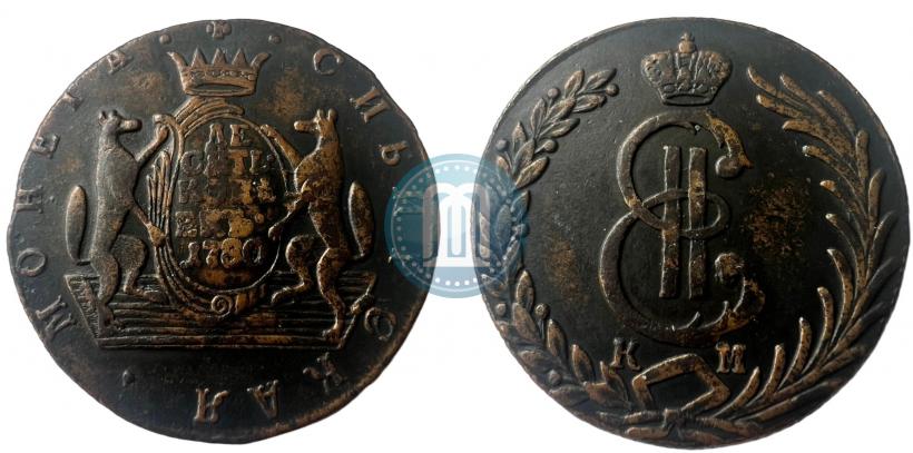 Picture 10 kopecks 1780 year КМ 