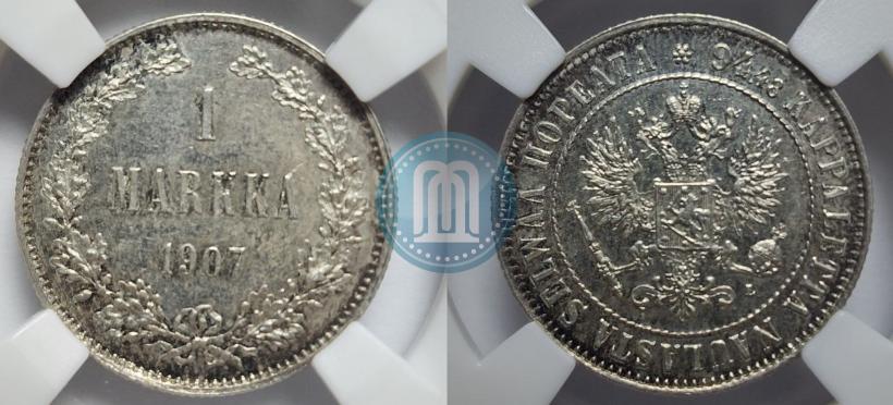 Picture 1 markka 1907 year L 