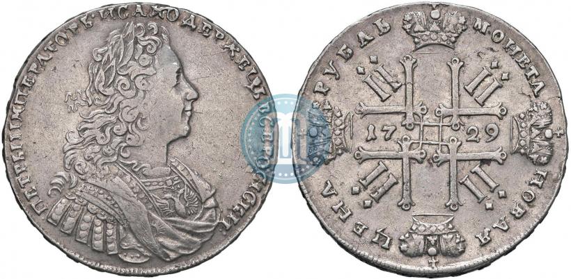 Picture 1 rouble 1729 year  "Type of 1728"