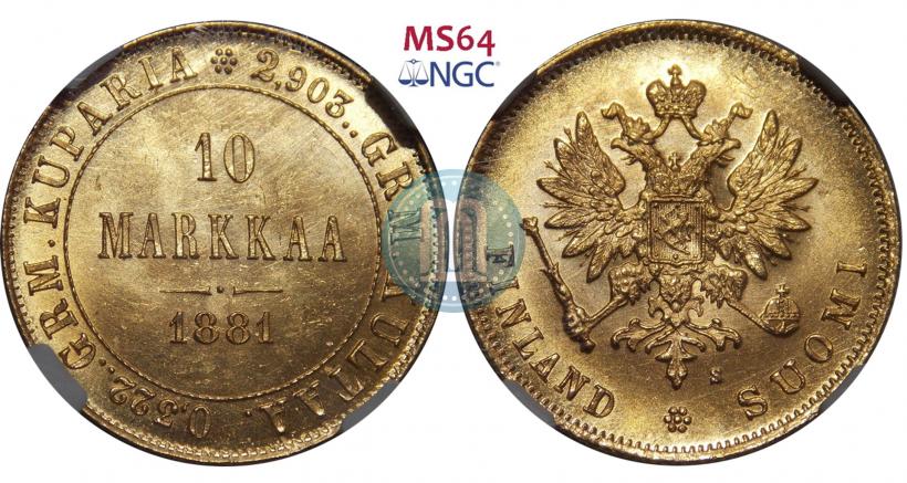 Фото 10 марок 1881 года S 