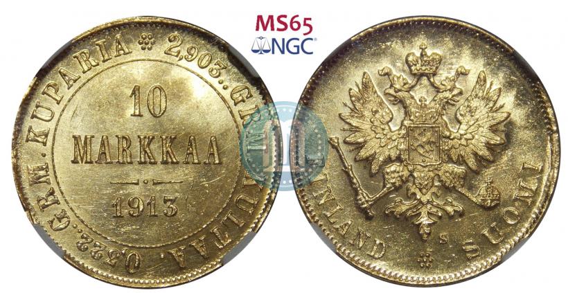 Фото 10 марок 1913 года S 