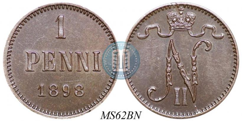 Picture 1 penni 1898 year  