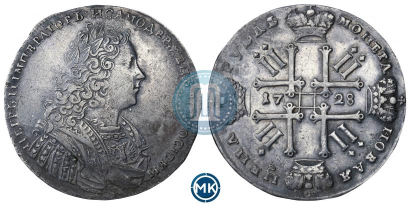 Picture 1 rouble 1728 year  "Type of 1728"