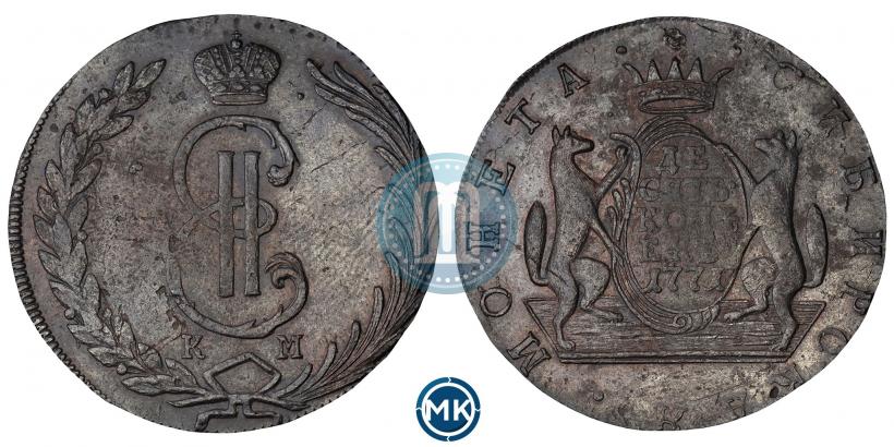 Picture 10 kopecks 1771 year КМ 