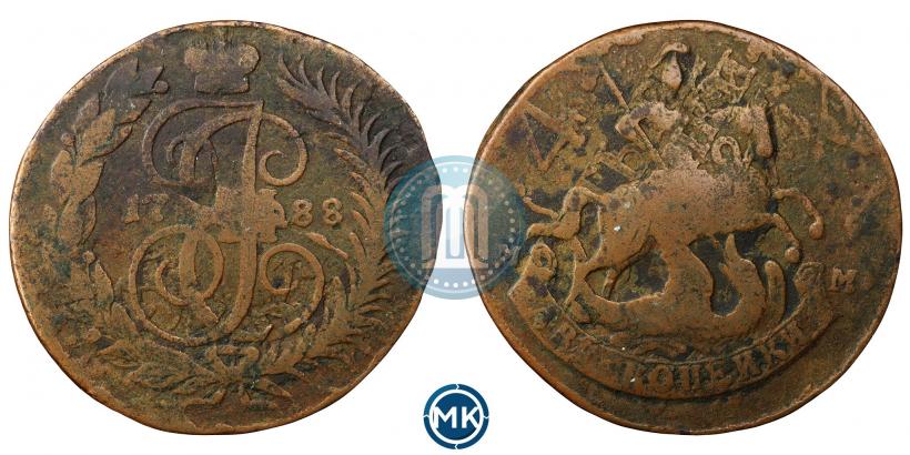 Picture 2 kopecks 1788 year ММ 