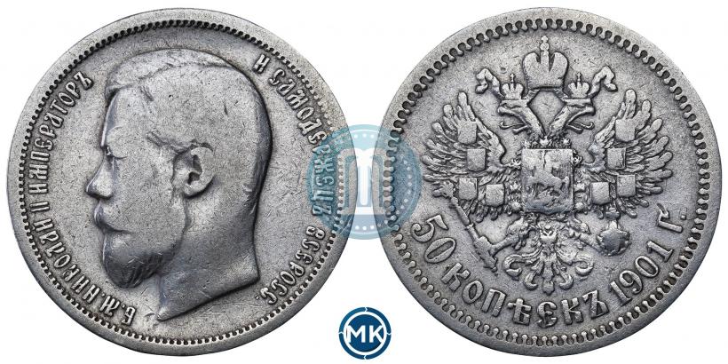 Picture 50 kopecks 1895 year (АГ) 