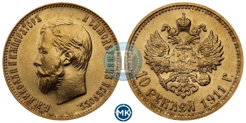 Picture 10 roubles 1911 year (ЭБ) 