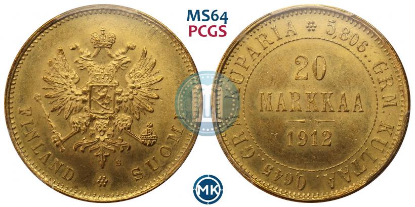 Picture 20 markkaa 1912 year S 