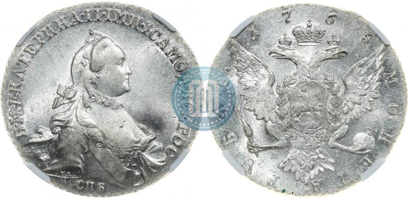 Picture 1 rouble 1765 year СПБ-ЯI 