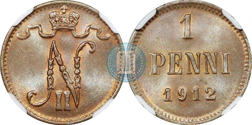 Picture 1 penni 1912 year  